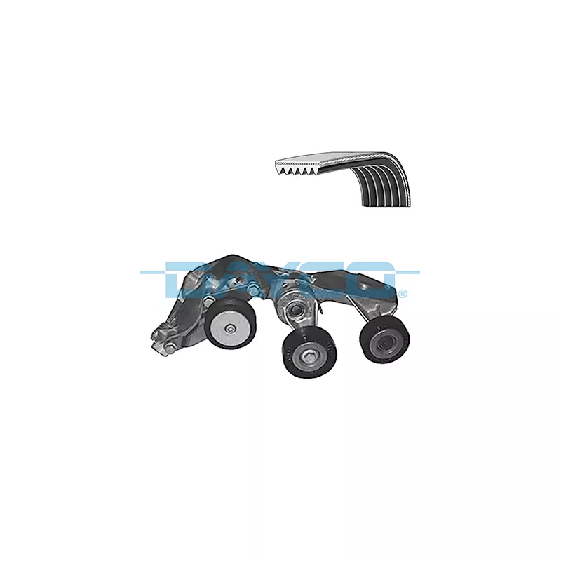 Jeu de courroies trapézoïdales à nervures DAYCO KPV726