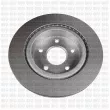 Jeu de 2 disques de frein arrière QUINTON HAZELL BDC6151 - Visuel 2