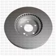 Jeu de 2 disques de frein avant QUINTON HAZELL BDC6173 - Visuel 2