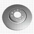 Jeu de 2 disques de frein arrière QUINTON HAZELL BDC6183 - Visuel 1