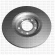 Jeu de 2 disques de frein arrière QUINTON HAZELL BDC6183 - Visuel 2