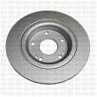 Jeu de 2 disques de frein arrière QUINTON HAZELL BDC6206 - Visuel 2
