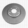 Jeu de 2 disques de frein avant QUINTON HAZELL BDC6211 - Visuel 1