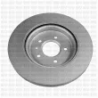 Jeu de 2 disques de frein arrière QUINTON HAZELL BDC6212 - Visuel 2