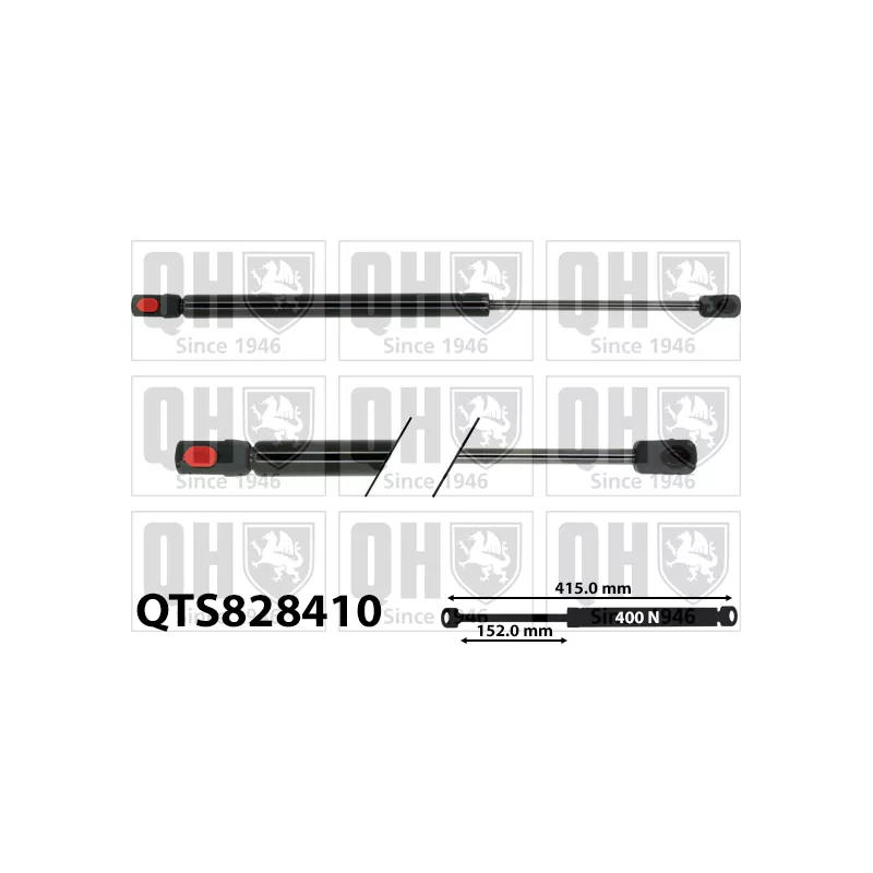 Vérin, capot-moteur QUINTON HAZELL QTS828410