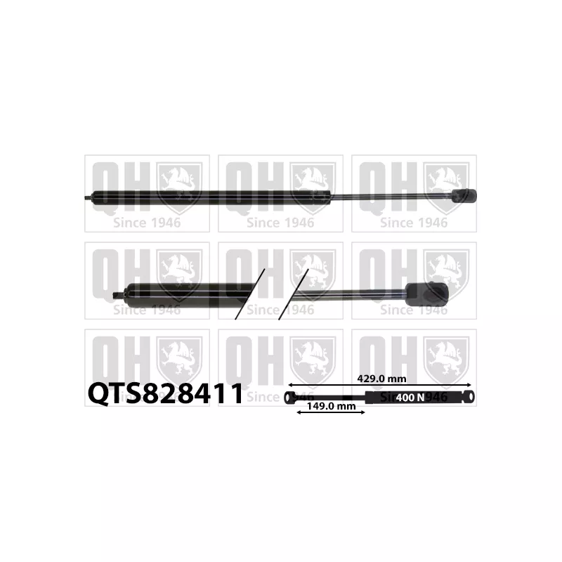 Vérin, capot-moteur QUINTON HAZELL QTS828411