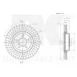 Jeu de 2 disques de frein avant NK 314864 - Visuel 3