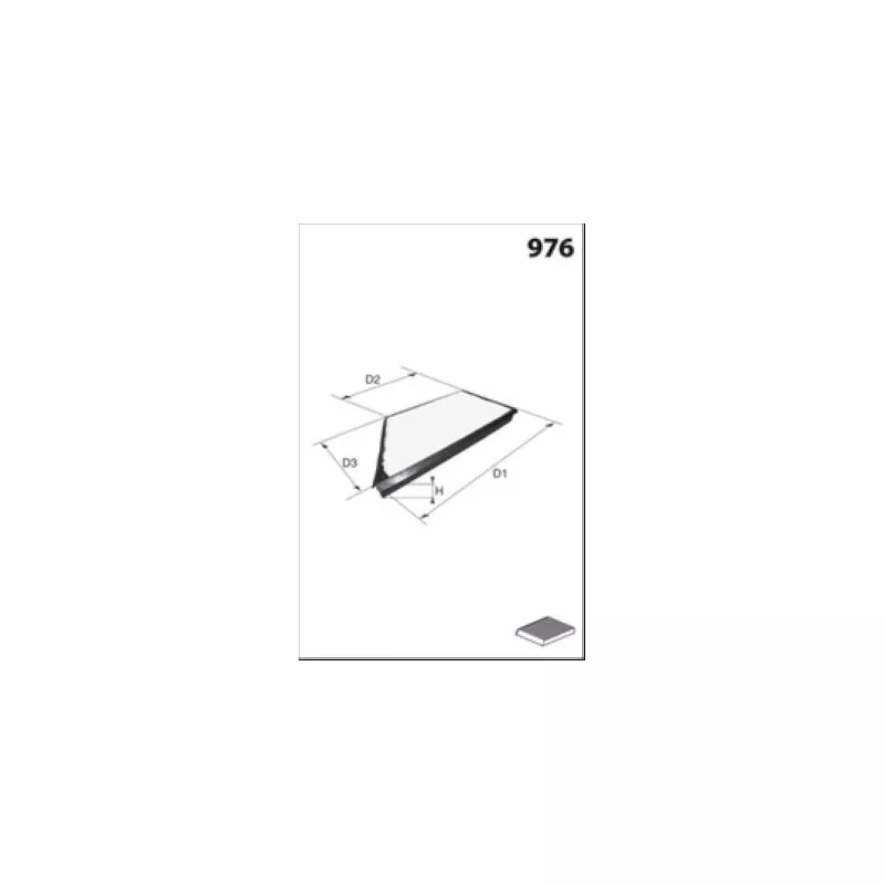 Filtre, air de l'habitacle MECAFILTER EAR7068