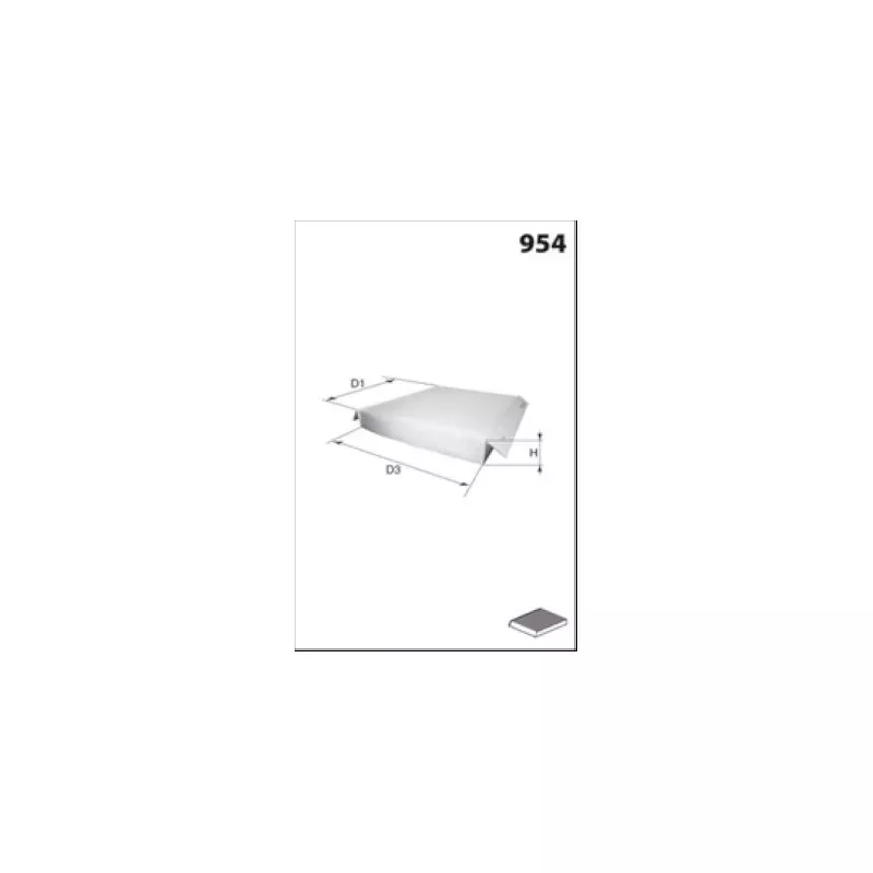 Filtre, air de l'habitacle MECAFILTER EAR7273