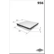 Filtre, air de l'habitacle MECAFILTER EKR7273 - Visuel 2
