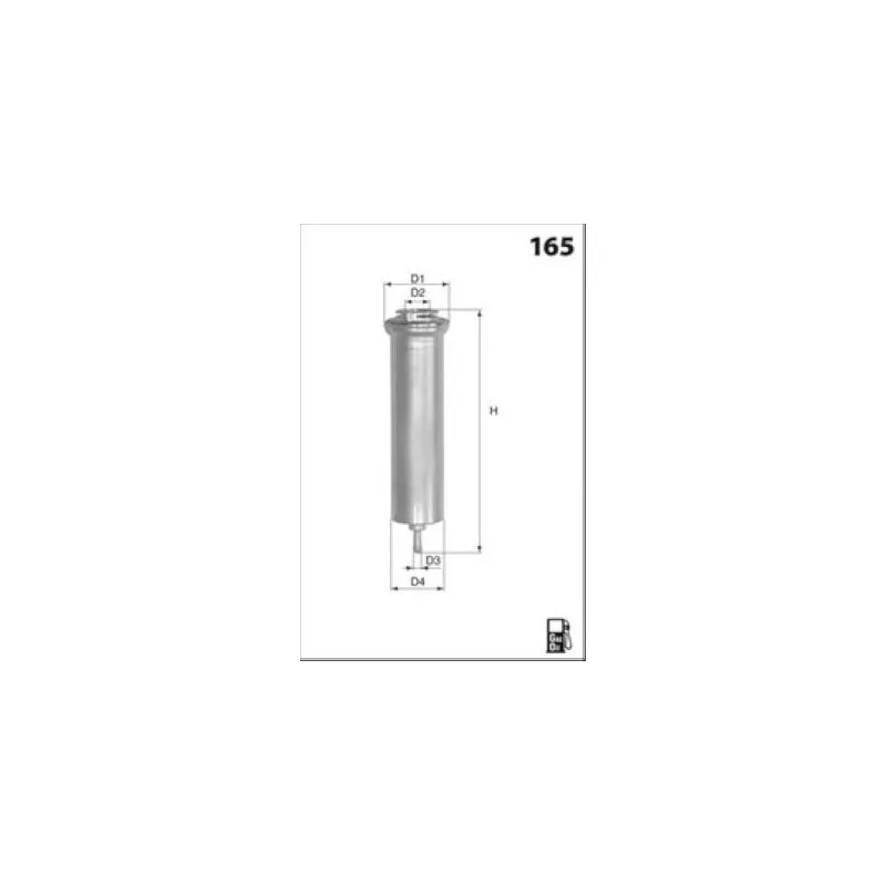 Filtre à carburant MECAFILTER ELG5721