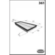 Filtre à air MECAFILTER ELP9620 - Visuel 2