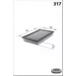 Filtre à air MECAFILTER ELP9674 - Visuel 2