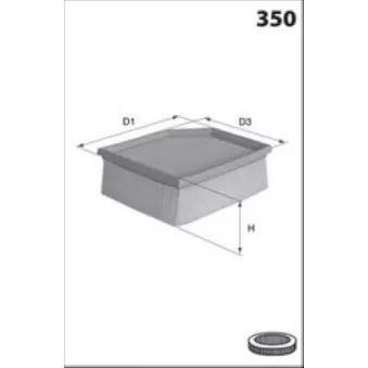 Filtre à air MECAFILTER ELP9683