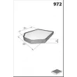 Filtre, air de l'habitacle MECAFILTER JKR7188 - Visuel 2