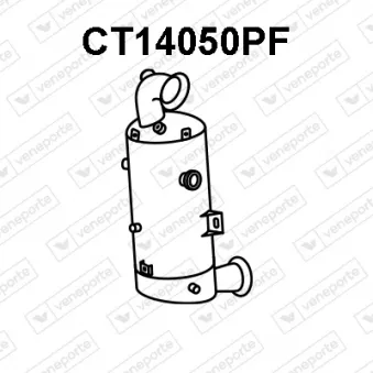 Filtre à particules / à suie, échappement VENEPORTE CT14050PF