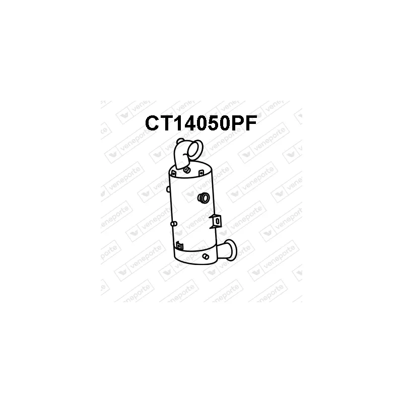 Filtre à particules / à suie, échappement VENEPORTE CT14050PF