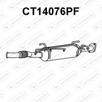 Catalyseur SCR VENEPORTE CT14076PF