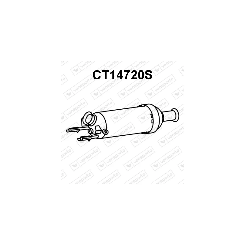 Filtre à particules / à suie, échappement VENEPORTE CT14720S