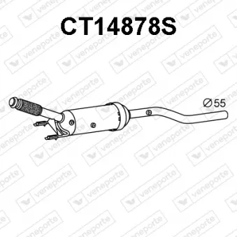 Filtre à particules / à suie, échappement VENEPORTE CT14878S