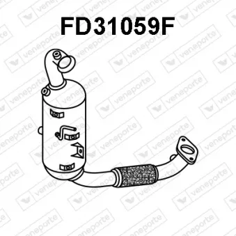 Filtre à particules / à suie, échappement VENEPORTE FD31059F