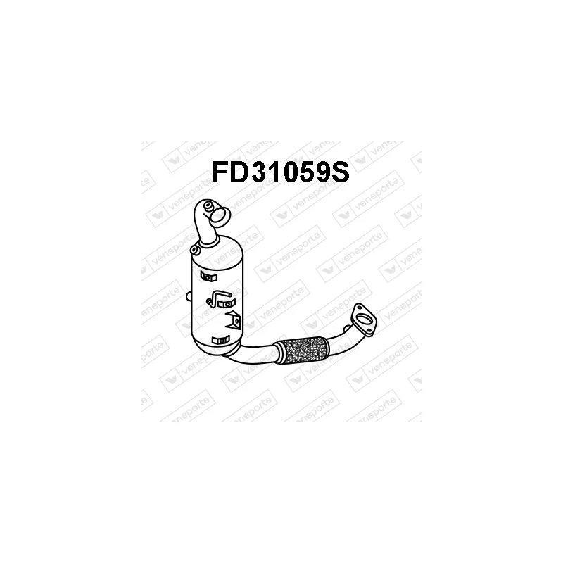 Filtre à particules / à suie, échappement VENEPORTE FD31059S