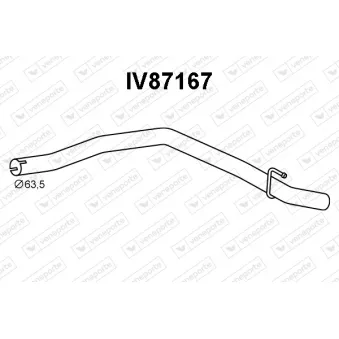 Tuyau d'échappement VENEPORTE