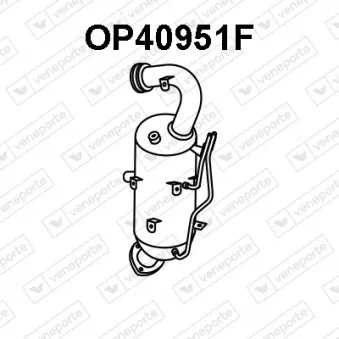 Filtre à particules / à suie, échappement VENEPORTE OP40951F