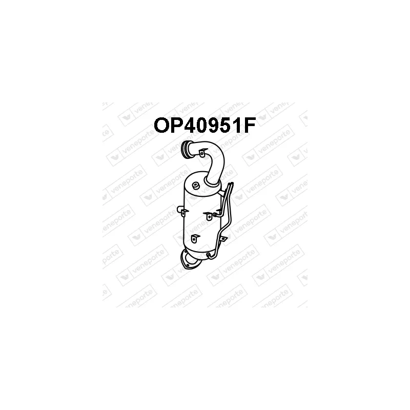 Filtre à particules / à suie, échappement VENEPORTE OP40951F