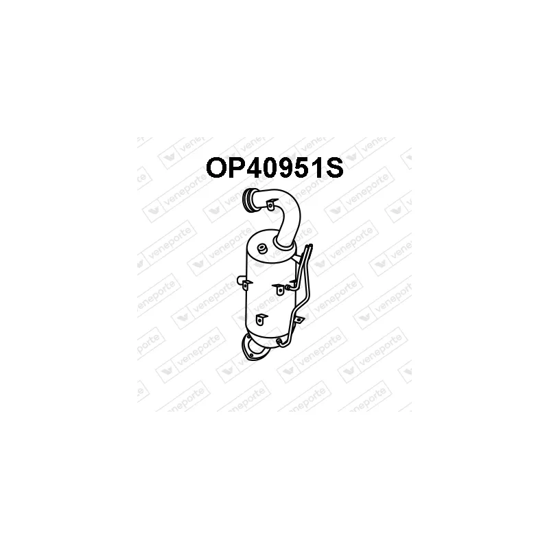Filtre à particules / à suie, échappement VENEPORTE OP40951S