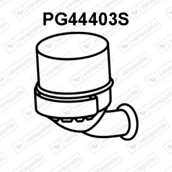 Filtre à particules / à suie, échappement VENEPORTE PG44403S
