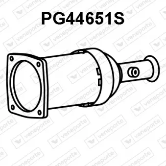 Filtre à particules / à suie, échappement VENEPORTE PG44651S