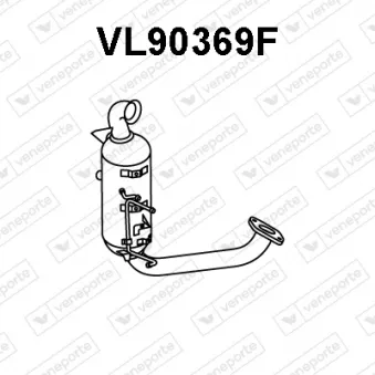 Filtre à particules / à suie, échappement VENEPORTE VL90369F