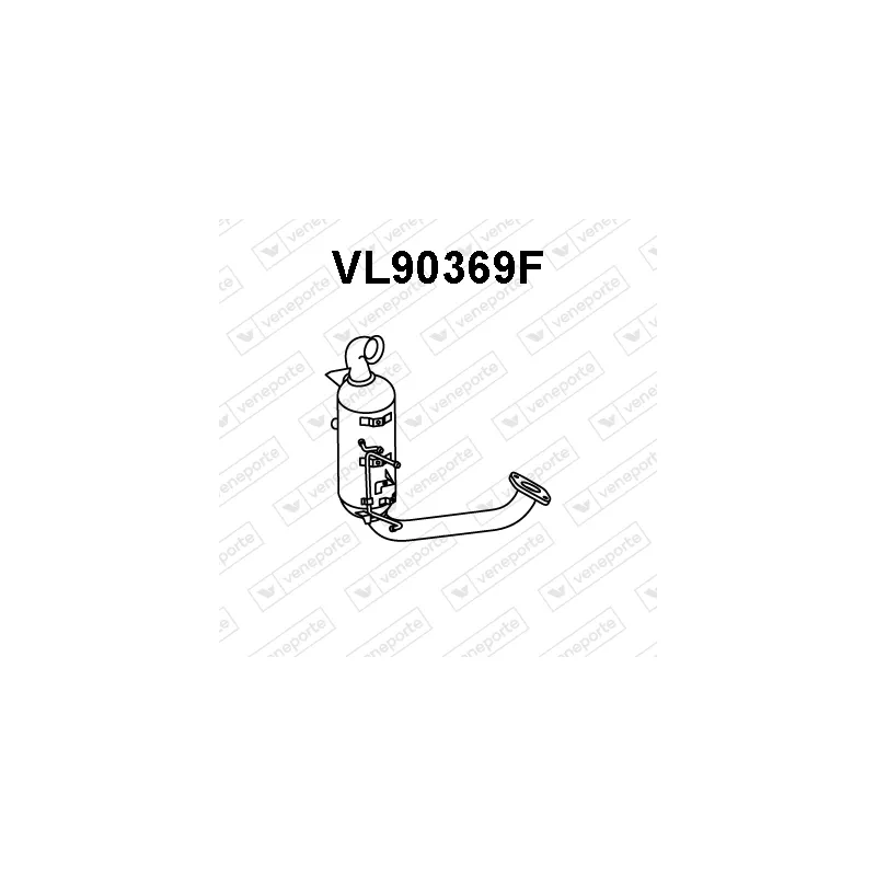 Filtre à particules / à suie, échappement VENEPORTE VL90369F