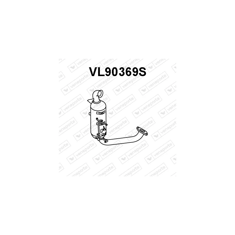 Filtre à particules / à suie, échappement VENEPORTE VL90369S