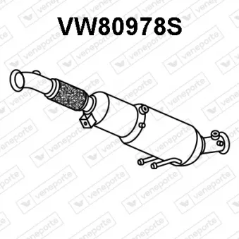 Filtre à particules / à suie, échappement VENEPORTE VW80978S