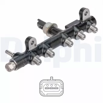 Conduite à haute pression, injection DELPHI 28285170