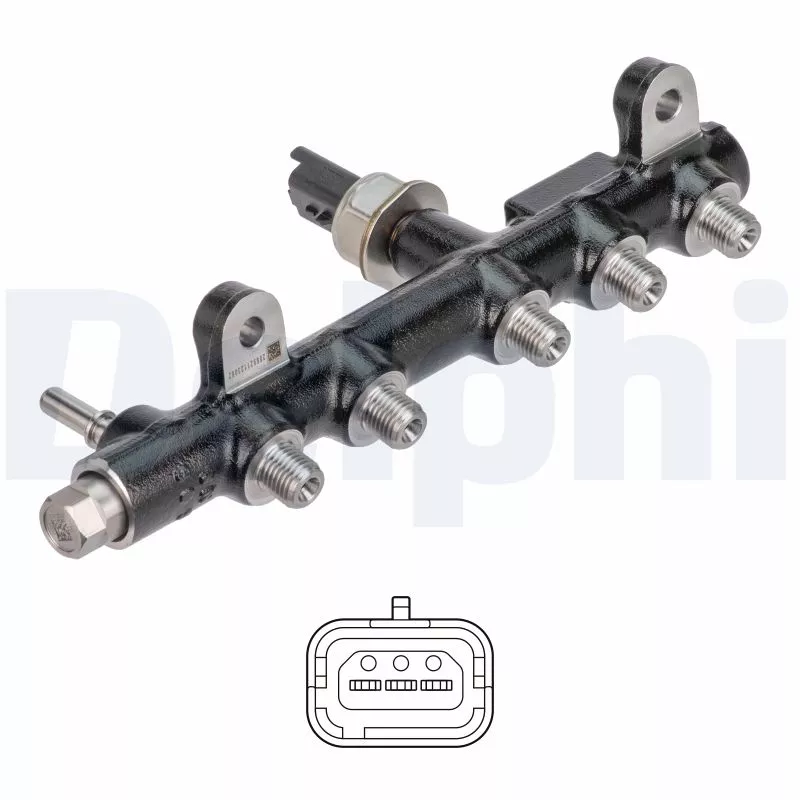 Conduite à haute pression, injection DELPHI 28285170