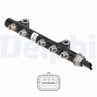 Conduite à haute pression, injection DELPHI 9144A290B