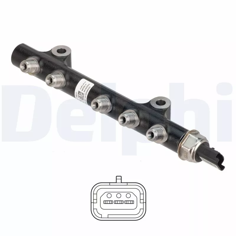Conduite à haute pression, injection DELPHI 9144A290B