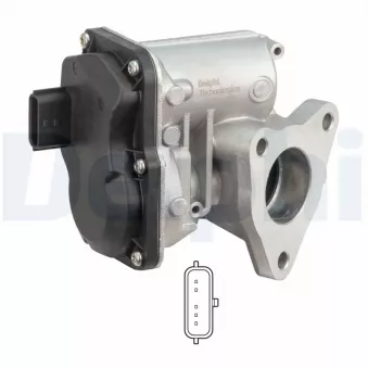 Vanne EGR DELPHI EG10557-12B1