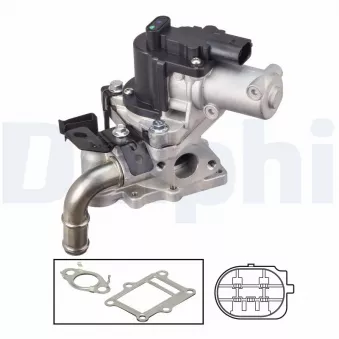 Vanne EGR DELPHI