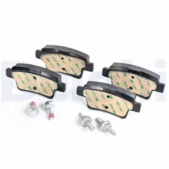 Jeu de 4 plaquettes de frein arrière DELPHI LP2055