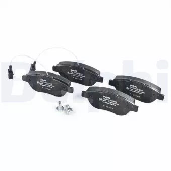 Jeu de 4 plaquettes de frein avant DELPHI LP2240