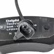 Jeu de 4 plaquettes de frein arrière DELPHI LP2249 - Visuel 3
