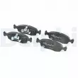 Jeu de 4 plaquettes de frein avant DELPHI LP2274 - Visuel 3