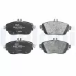Jeu de 4 plaquettes de frein avant DELPHI LP2441 - Visuel 2