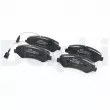Jeu de 4 plaquettes de frein avant DELPHI LP2492 - Visuel 3