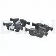 Jeu de 4 plaquettes de frein avant DELPHI LP2689 - Visuel 3