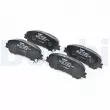 Jeu de 4 plaquettes de frein avant DELPHI LP3144 - Visuel 3